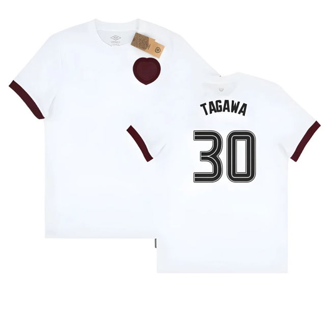 Official 2025-2026 Hearts Third Third Tagawa 30 With Collector's Item