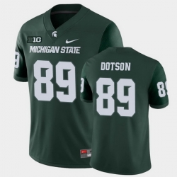 Men's None #89 Matt Dotson Green 2024 away jersey official Jersey