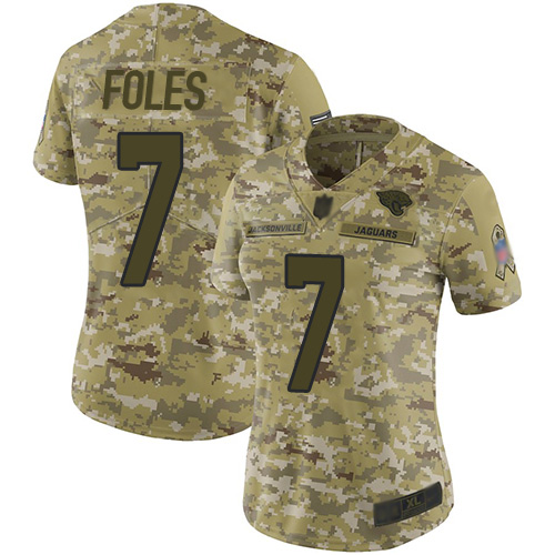 Authentic NFL J J Jaguars #7 Nick Foles Team Color Limited Jersey