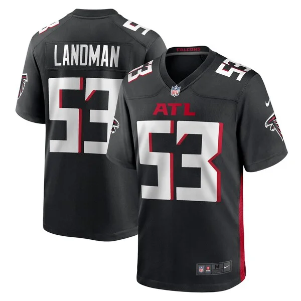None Nate Landman Game Jersey - Black | NFL Player Jersey | NFL Footba