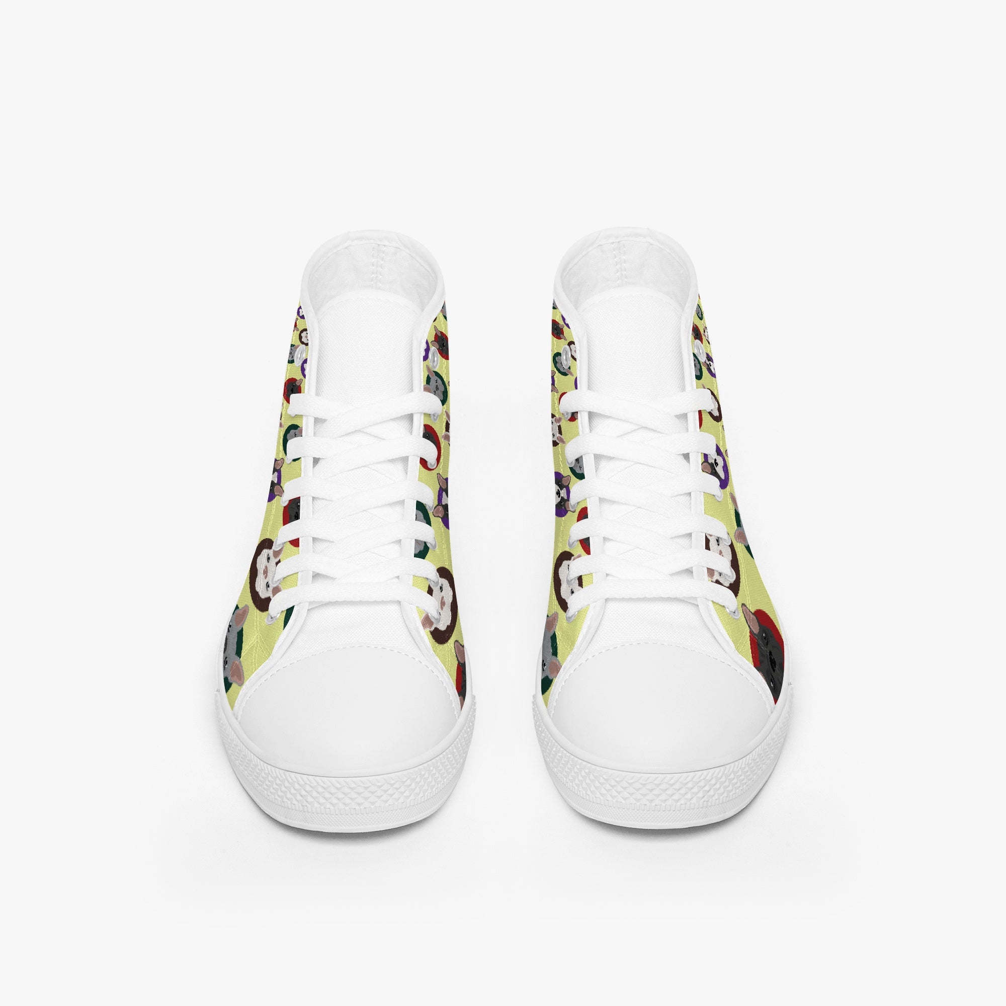 Megan - Classic High-Top Canvas Shoes