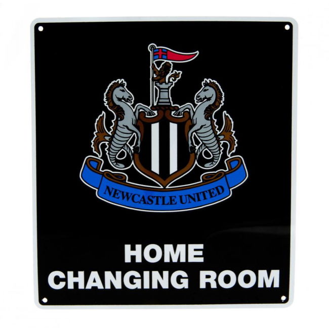Adult Newcastle United FC Home Changing Room Sign