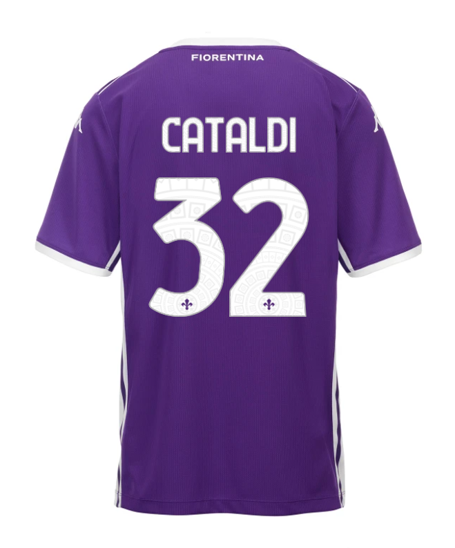 Fiorentina 25-26 Season Home Jersey CATALDI Number 32