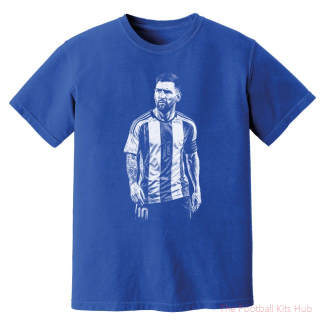 Messi Argentina Phantom Graphic Tee - Blue