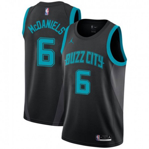 Nets Black Charlotte Hornets #6 Nike Jersey - Cost-Effective