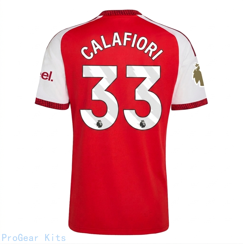 [SJH] Arsenal Riccardo Calafiori #33 Home Jersey 2026/27