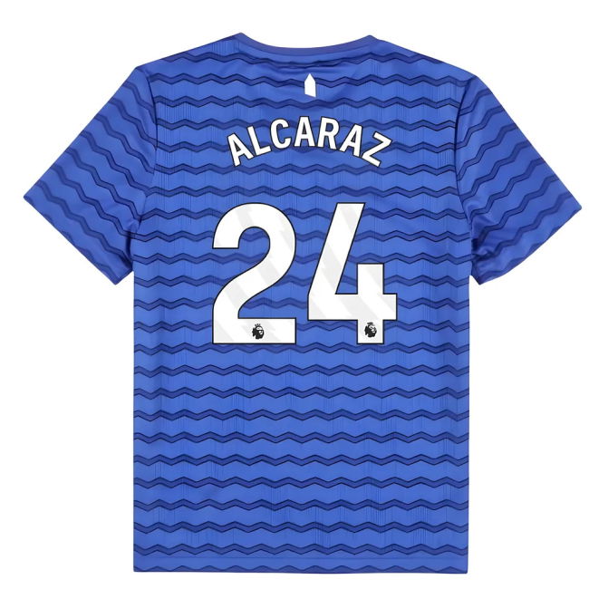 2025-20 Everton Official Home Soccer Jersey Alcaraz #24 L M