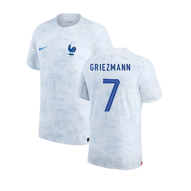 Griezmann 7 New France Away Soccer Jersey 2022-2023
