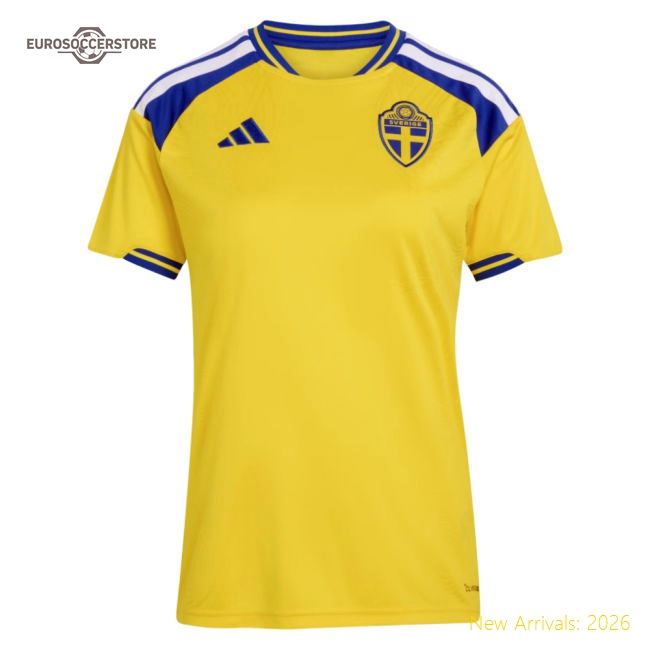 S Sweden Female 2026 Home Jersey Shirt Football Fan Apparel