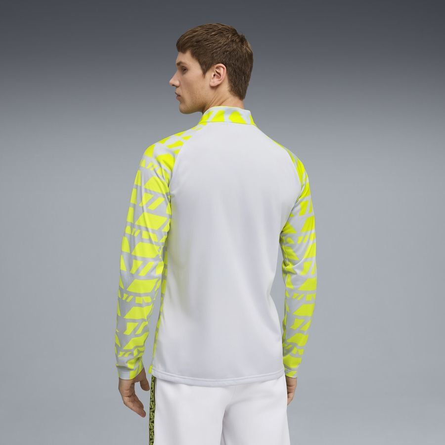 [EFKS] Dortmund Pre Match Zip Metallic/Yellow Alert Training Silver Apparel 1/4