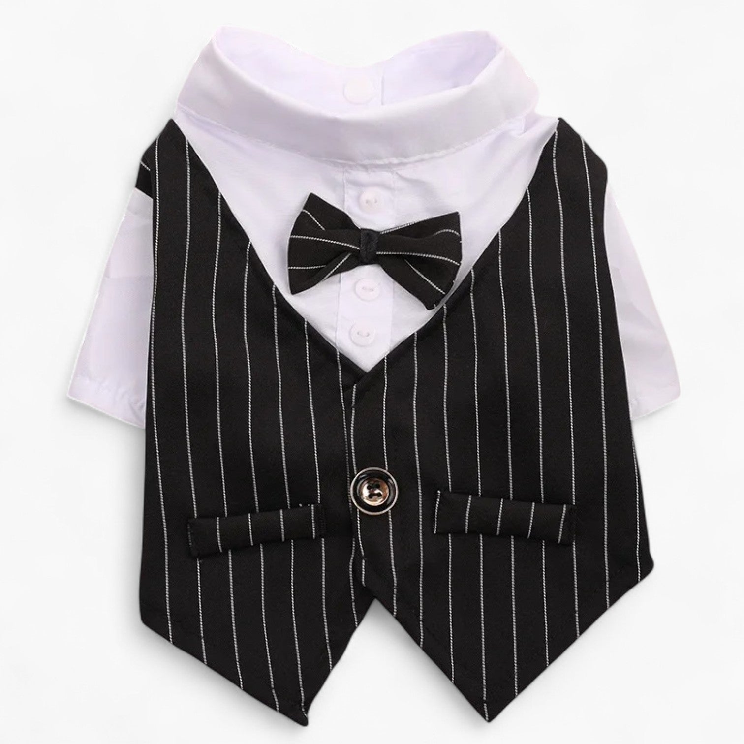 Stylish Bowgan French Bulldog Tuxedo – Formal Dog Wedding Outfit With...
