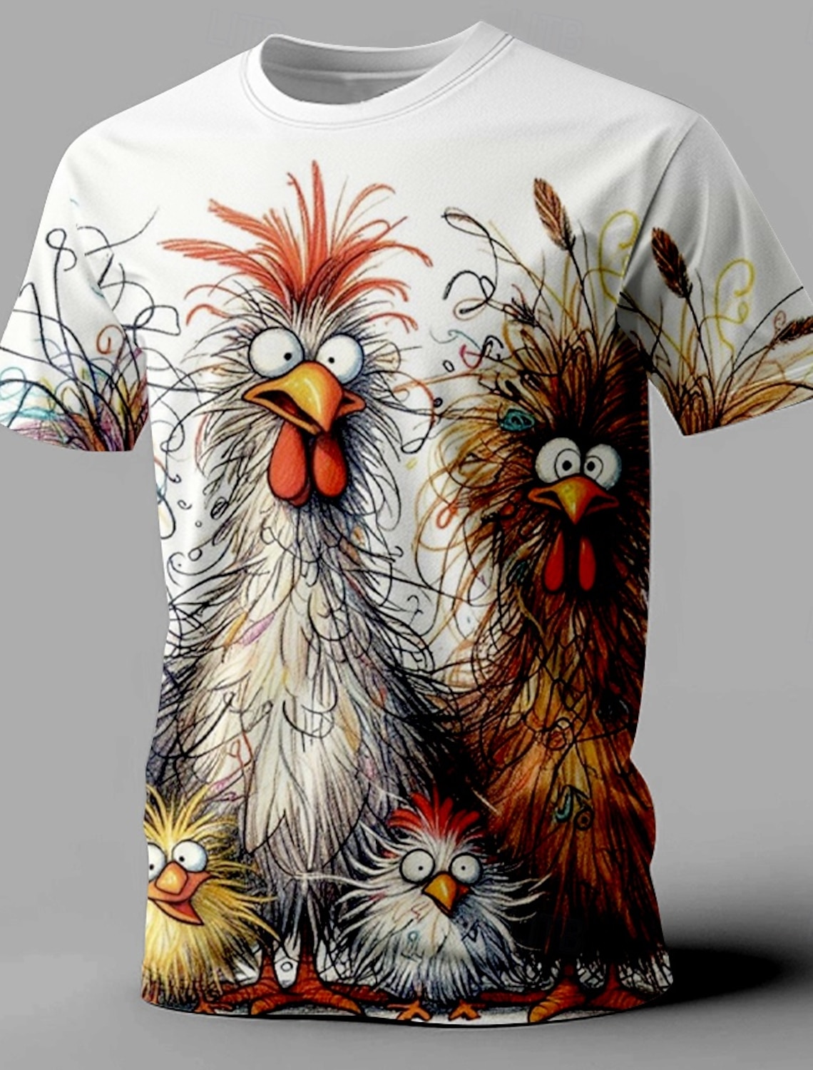 Men's Animal Chick Board Shorts Swimming Trunks Shorts Mid Waist Fashion Streetwear Designer Casual Daily Streetwear Drawstring Pocket Elastic Waist Designer Clothing Apparel