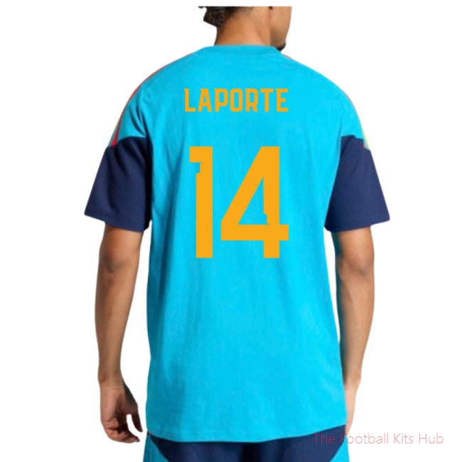 [LK] 2026/27 Spain Training Tee (Bold Aqua) (Laporte 14)
