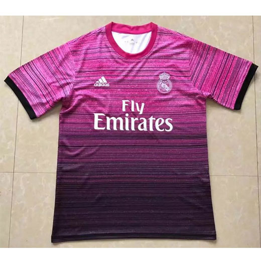 Durable Real Madrid Pink Black 201718 Polo Jersey Shirt