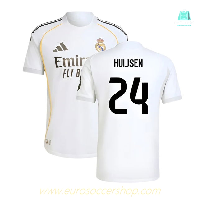 2025-2026 Real Madrid Authentic Home Shirt (Huijsen 24)
