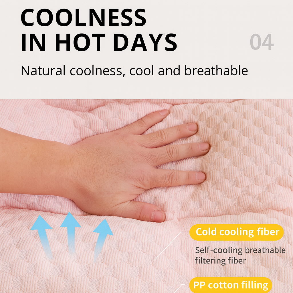 French Bulldog Airlux Frenchie Cooling Bed – Soft Quilted Breathable