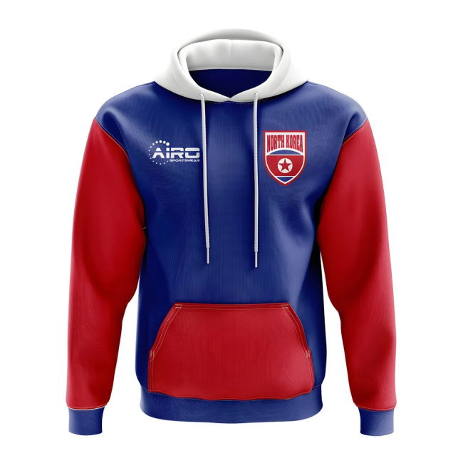 Match-Ready North Korea Concept Country Football Hoody (Blue)
