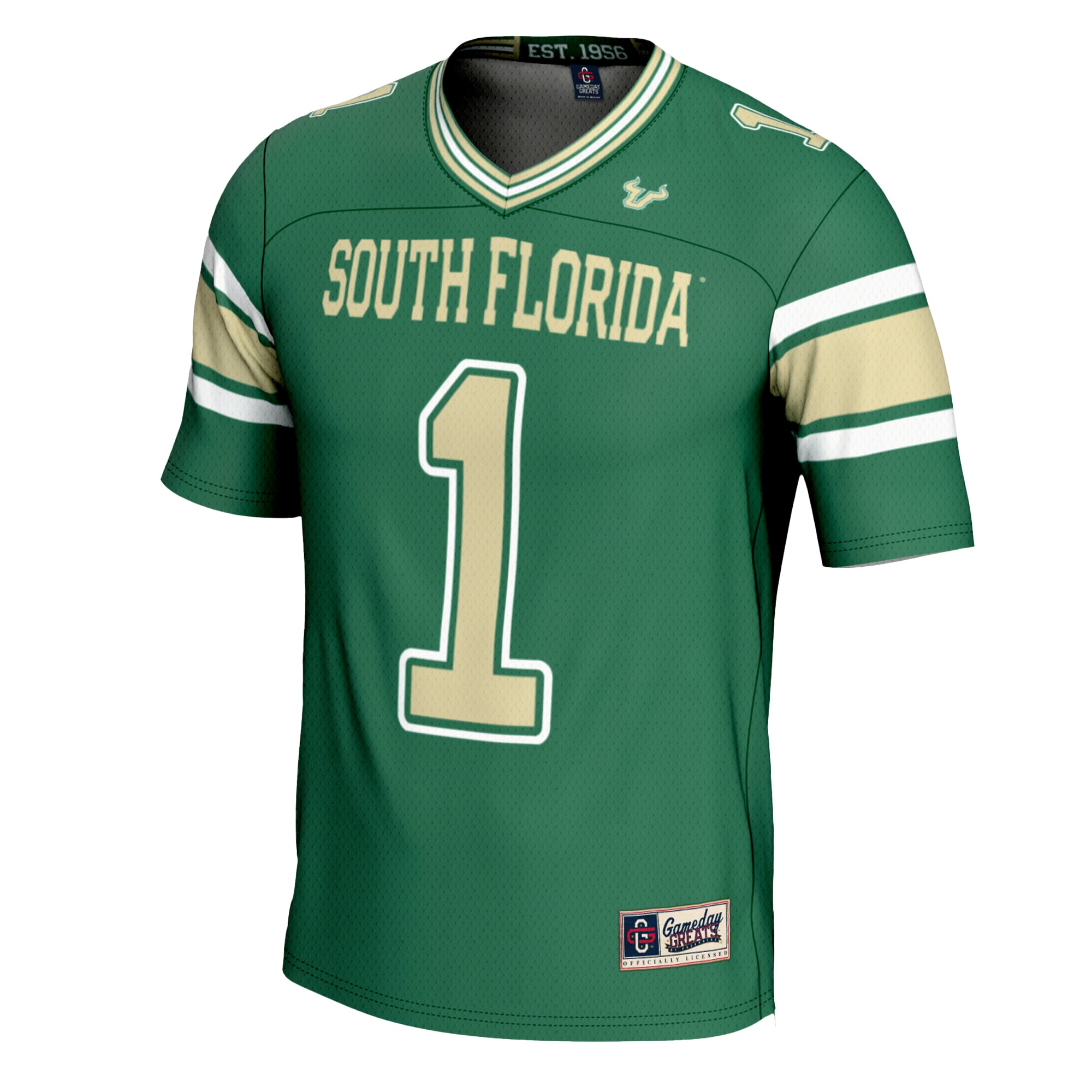 #1 South Florida Bulls GameDay Greats Football Jersey - Green