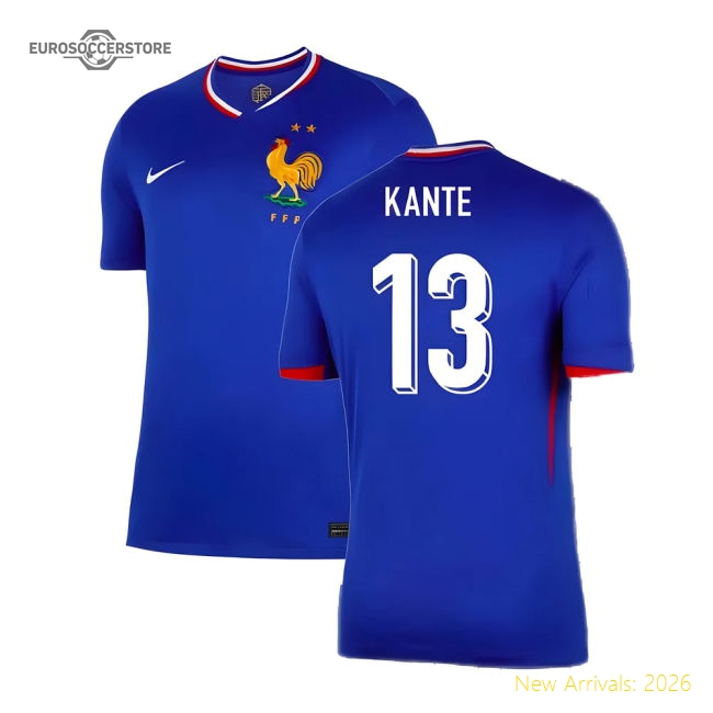 France 2024 Home Jersey Shirt Football Fan Apparel Game Day Game Day Apparel