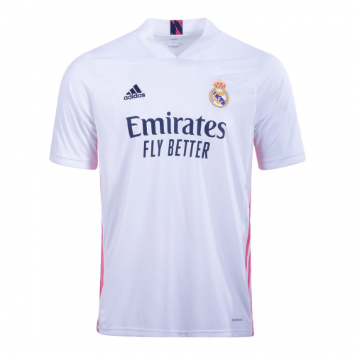 Real Madrid 20-21 Home White Soccer Jersey Shirt - Official Replica