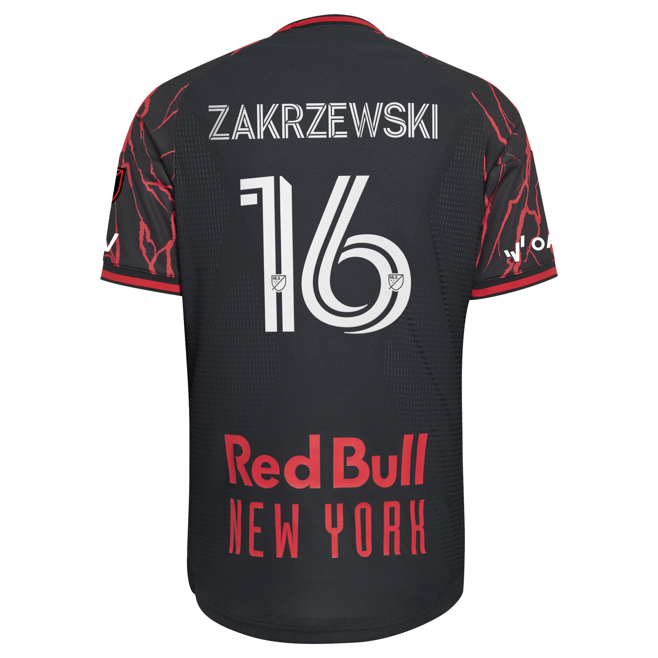 [SJH] Julian Hall New York Red Bulls 2026 The Rooted Kit On-Field Authentic Patch Jersey - Black