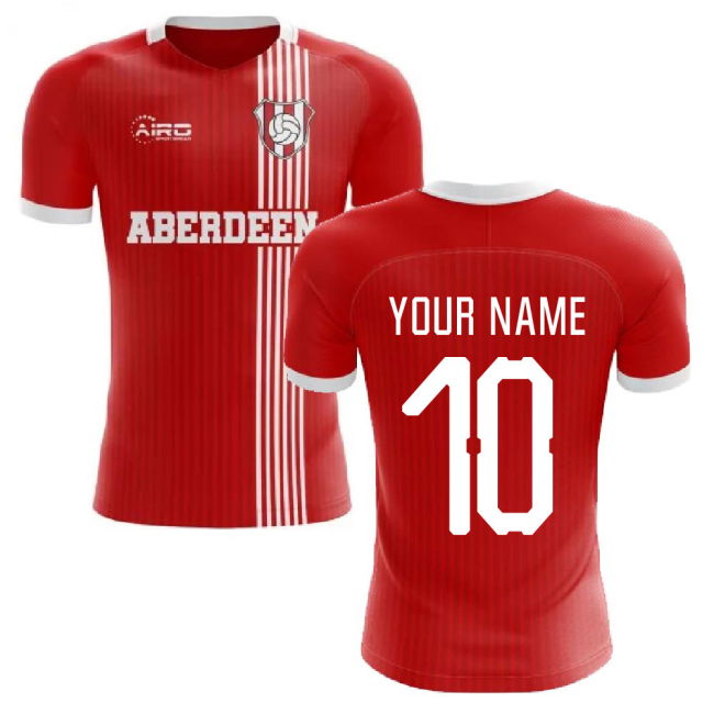 Aberdeen 2025-2026 Home Home Your Name - Premium Match Quality