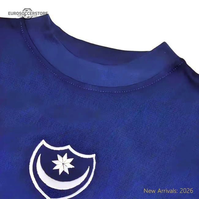 1962-1966 Portsmouth Retro Football Soccer Shirt Fan Edition