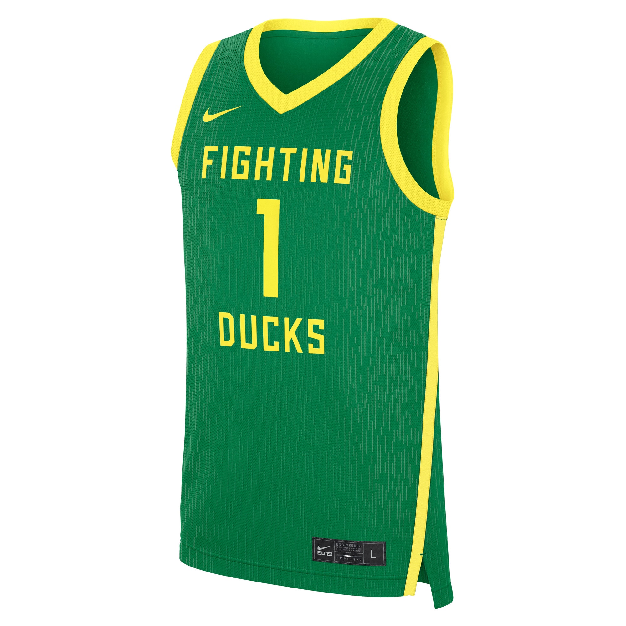 [DDG] Oregon Ducks Road Replica Basketball Jersey - Green