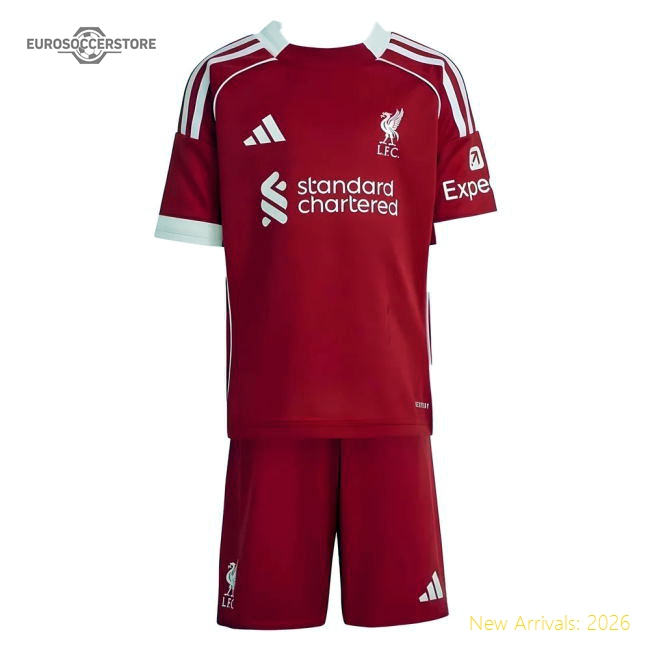Official 2025-2026 Liverpool Home Mini Kit - Premium Quality Football