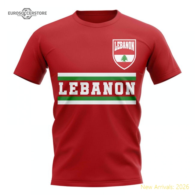 Lebanon Core Football Country T-shirt (red) - Cost-effective