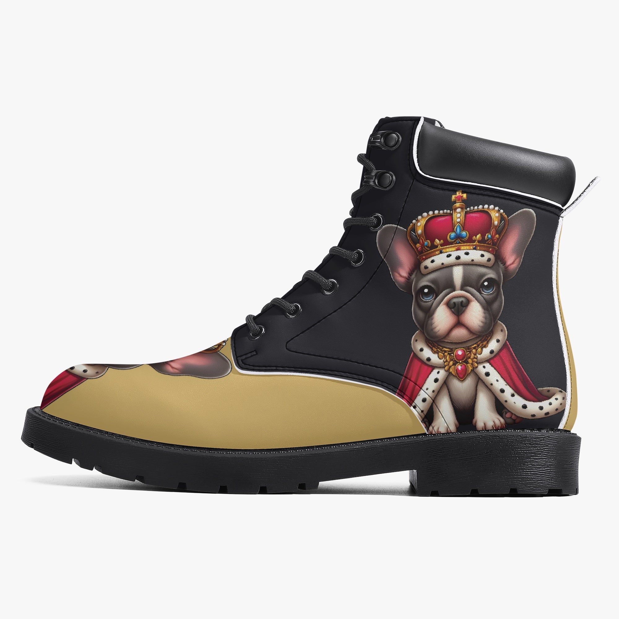 Frenchie-Fan Everyday Stanley - Casual Leather Boot as a Gift