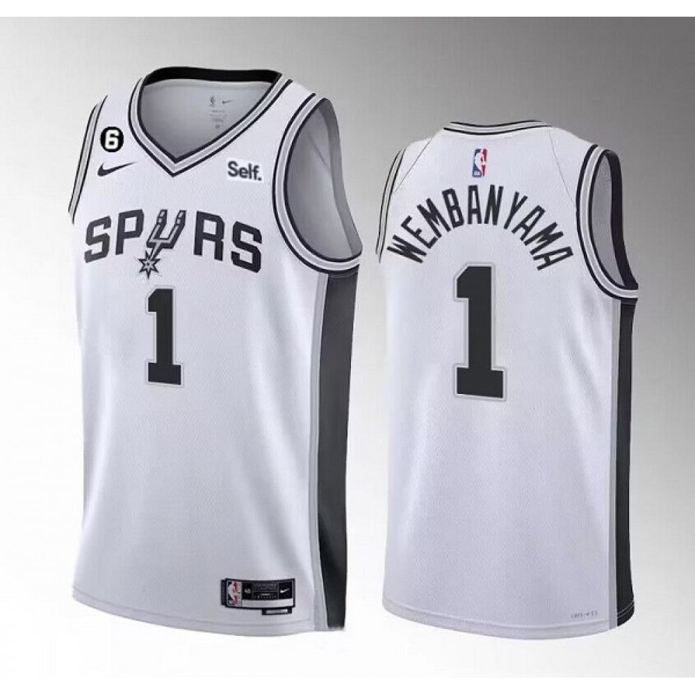 Limited Men's San Antonio Spurs #1 Victor White Basketball Jersey