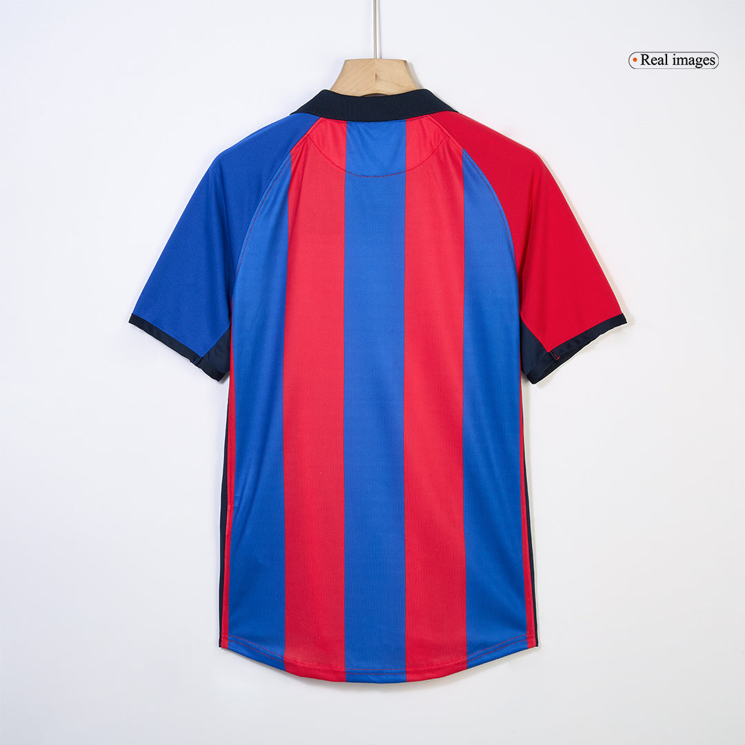 Retro 2001/02 Barcelona Home  Soccer Jersey Authentic Kit