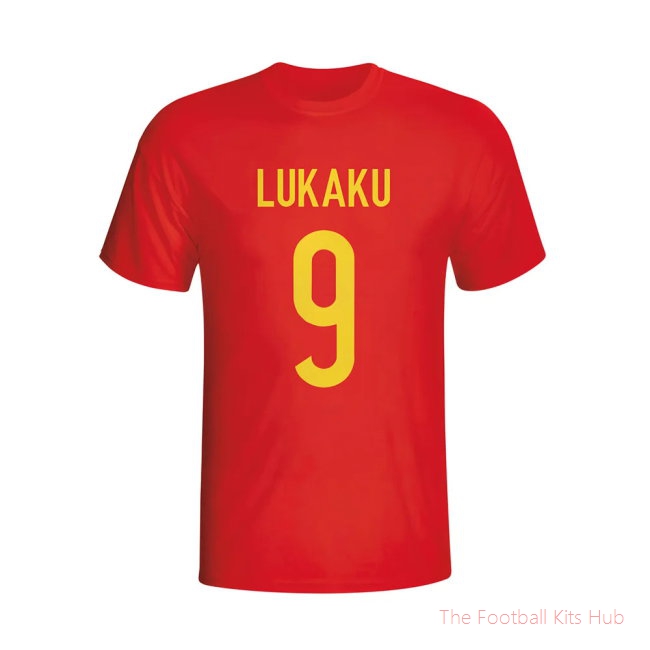 Romelu Lukaku Belgium Hero T-shirt (red) - Kids