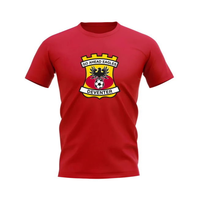 2025-2026 Go Ahead Eagles High Quality Badge Red - Retro Performance