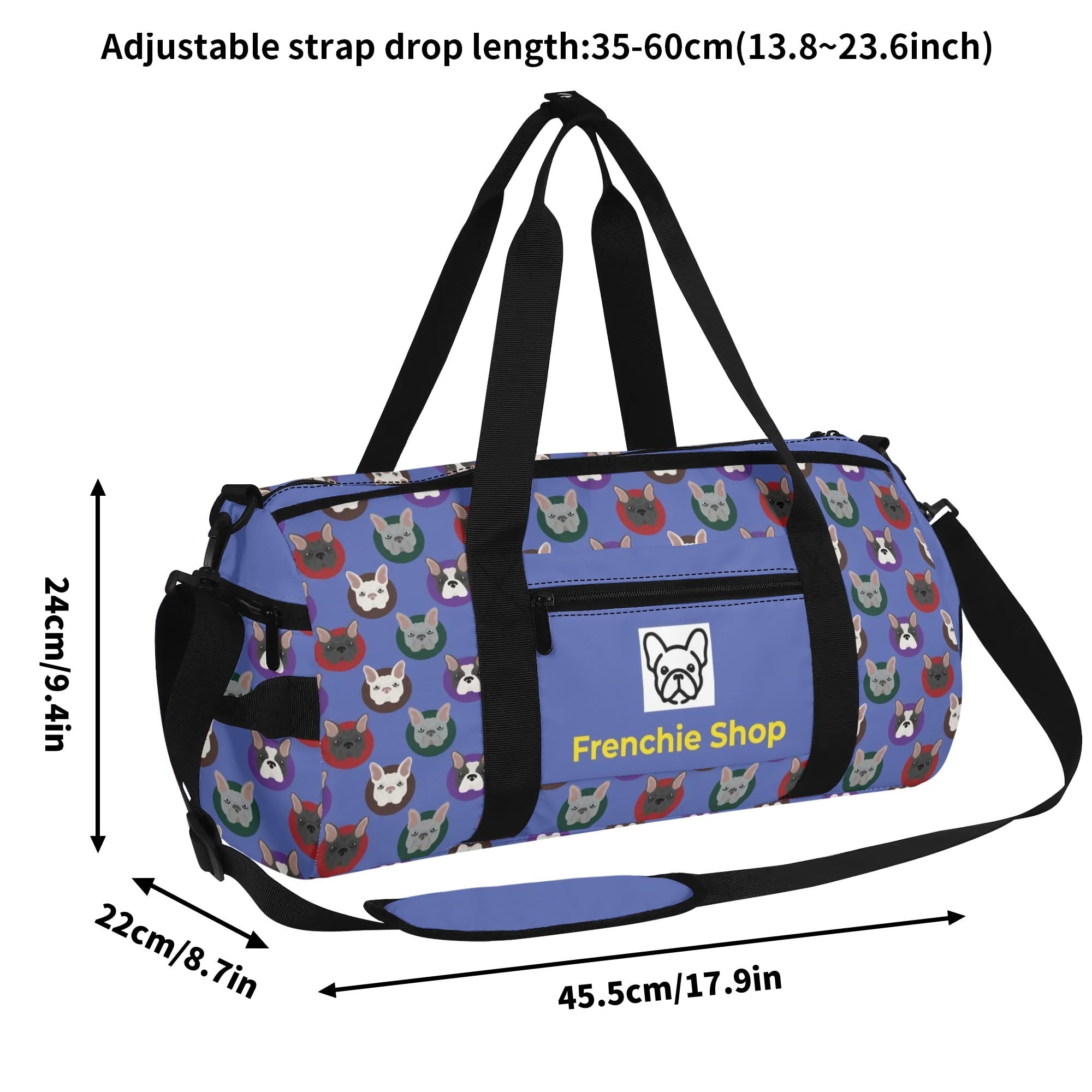 French Bulldog Thor Gym Bag For Frenchie Lovers Useful Frenchie Gear