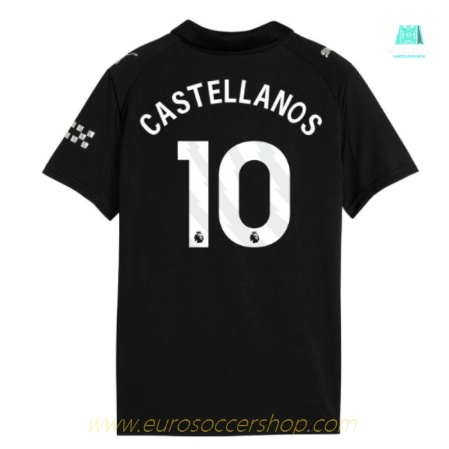 2025-2026 Man City Away Shirt (Kids) (Castellanos 10)
