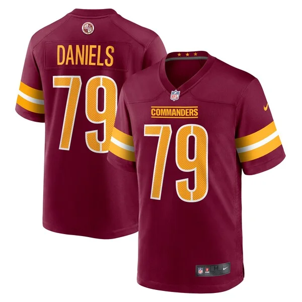 Performance None Game Jersey - Premium Burgundy NFL Fan Jersey | Ga...