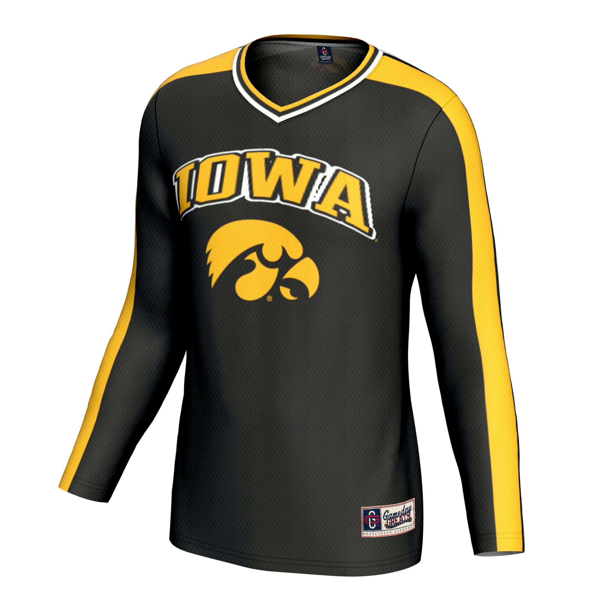 Iowa Hawkeyes GameDay Greats Youth Lightweight Collegiate Volleyball Fashion Jersey - Black