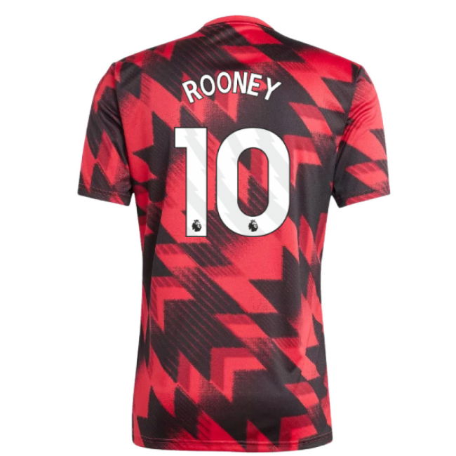 Top-Quality Man Utd Rooney 10 2025 2025-2026 Man Utd Pre-Match Shir...