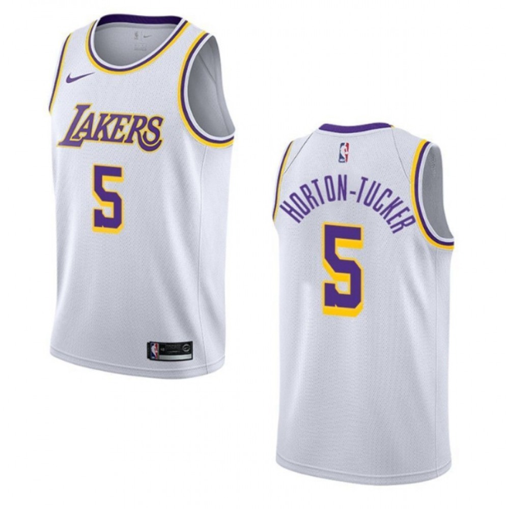 Premium Los Angeles Lakers 5 White Jersey - NBA Collection