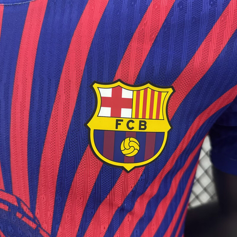 Moisture Wicking Barca 2526 Barcelona X One Piece Football Shirt