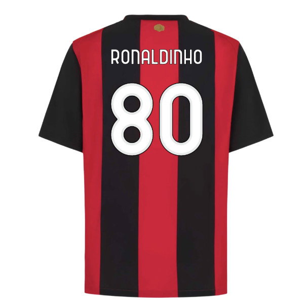 [JGK] 2026-2027 AC Milan Home Shirt (Ronaldinho 80)