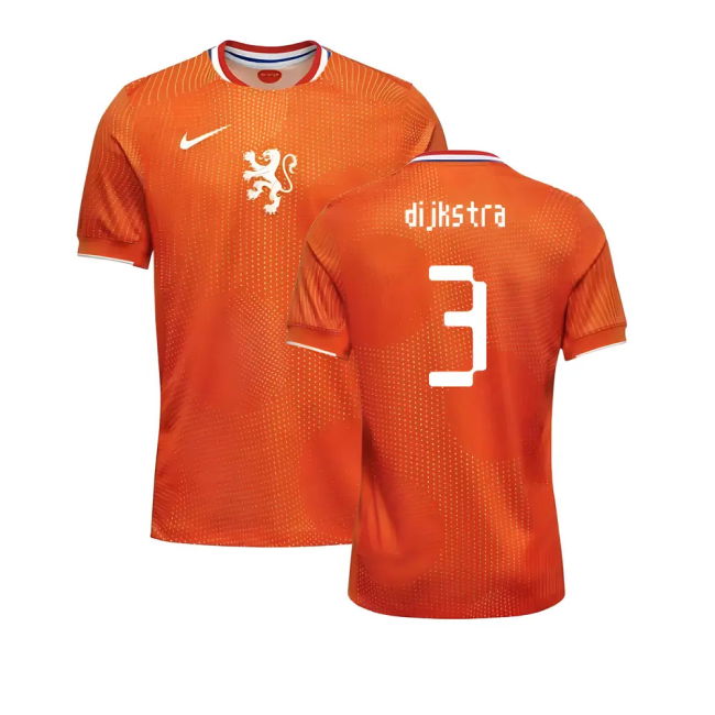 2025-2026 Netherlands Womens Team Shirt (Kids) (Dijkstra 3)