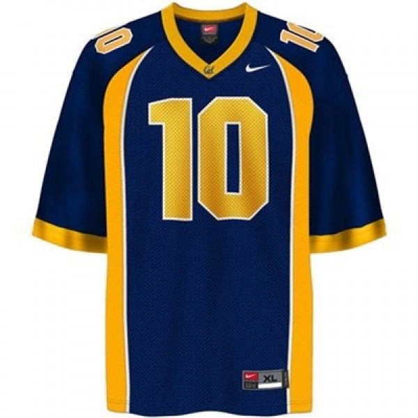 Men College Football Power #10 Blue Officially Licensed Jersey
