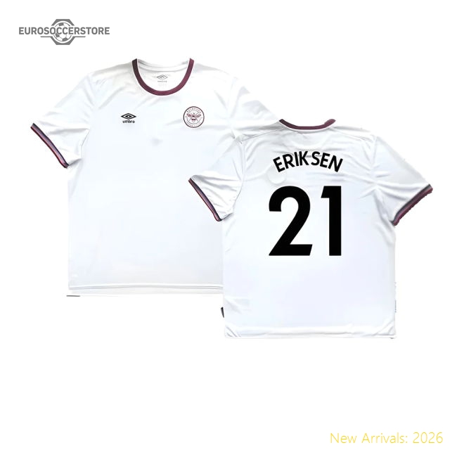 Brentford 2021-22 Third Shirt ((Excellent) 3XL) (ERIKSEN 21)