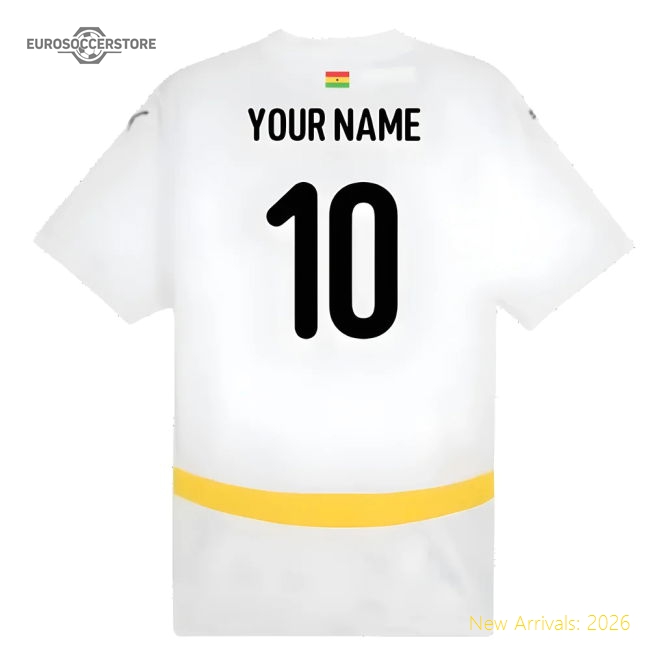 Highperformance Ghana Your 20242025 Home Jersey () Moisturewicking