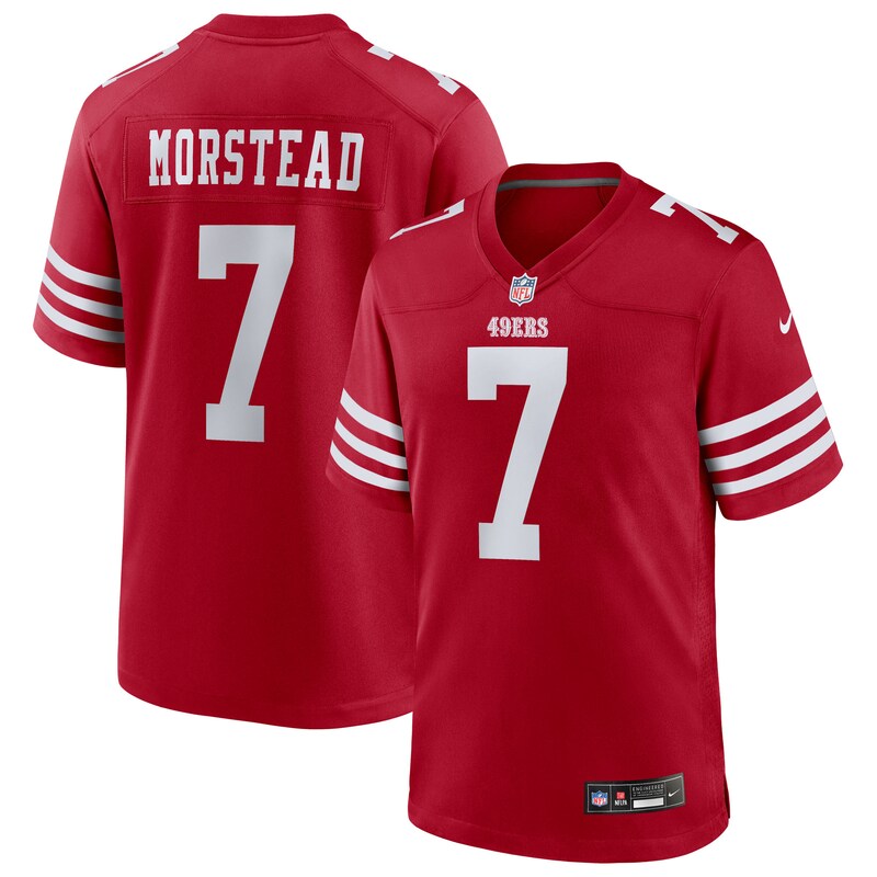 Thomas Morstead San Francisco 49ers Nike Team Game Jersey - ...