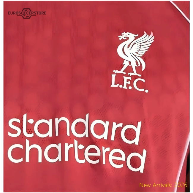 Official 2025-2026 Liverpool Authentic Home Shirt - Premium Quality
