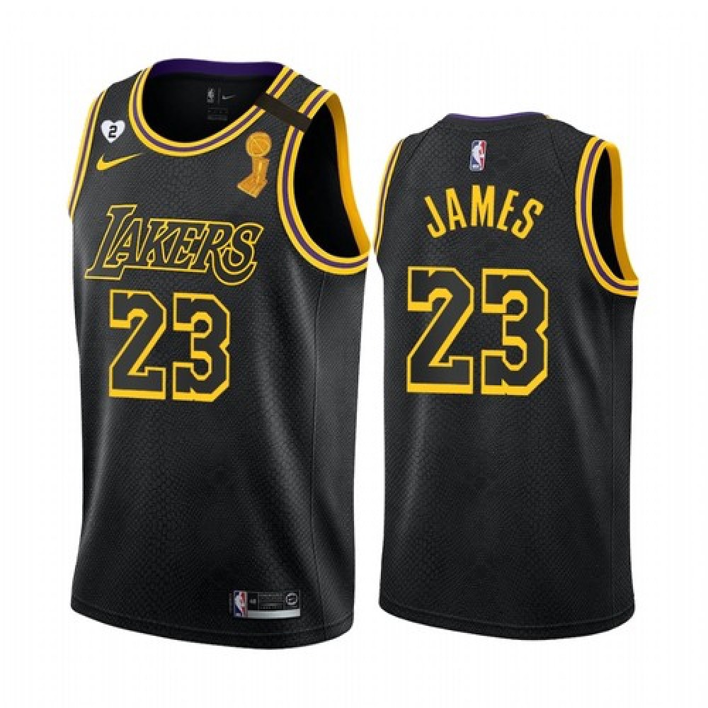 Limited Edition LeBron James23 Los Angeles Lakers Black Jersey -